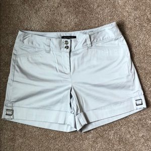 WHBM Shorts, Silver, Sz 2